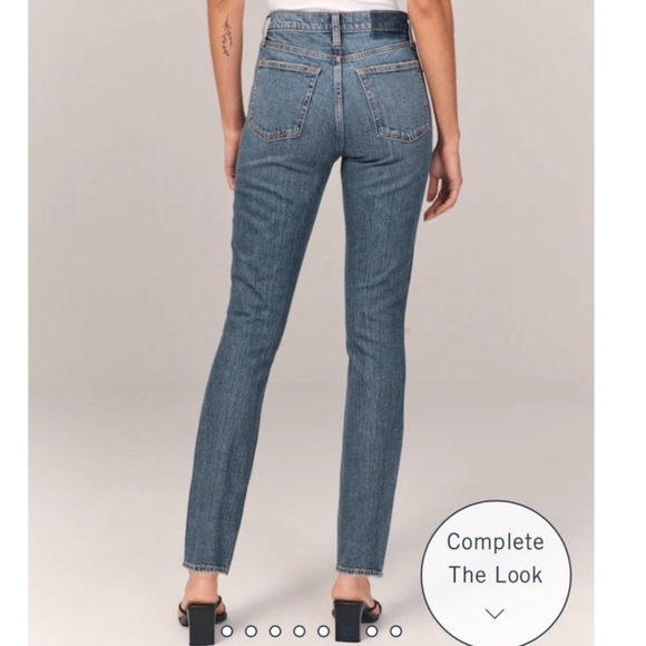 Abercrombie & Fitch The Skinny High Rise Jeans - Picture 6 of 11